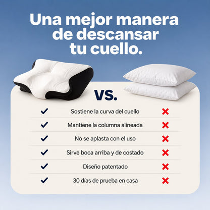 Almohada Cervical ErgoContour Pro | Alivio desde la Primera Noche